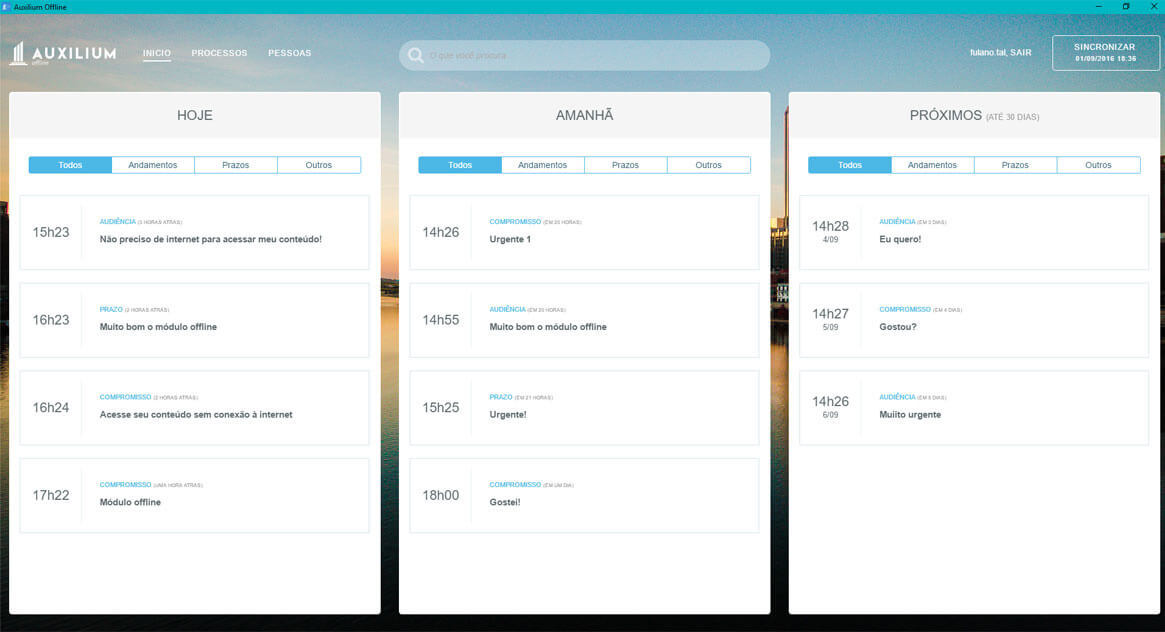 screenshot of Auxilium