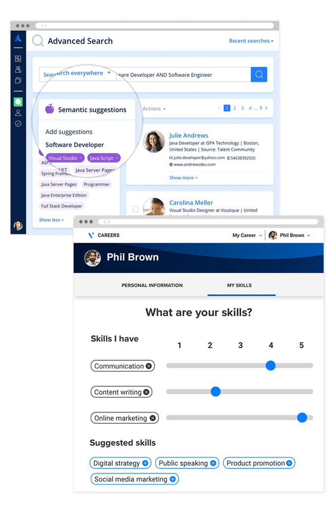 screenshot of Avature
