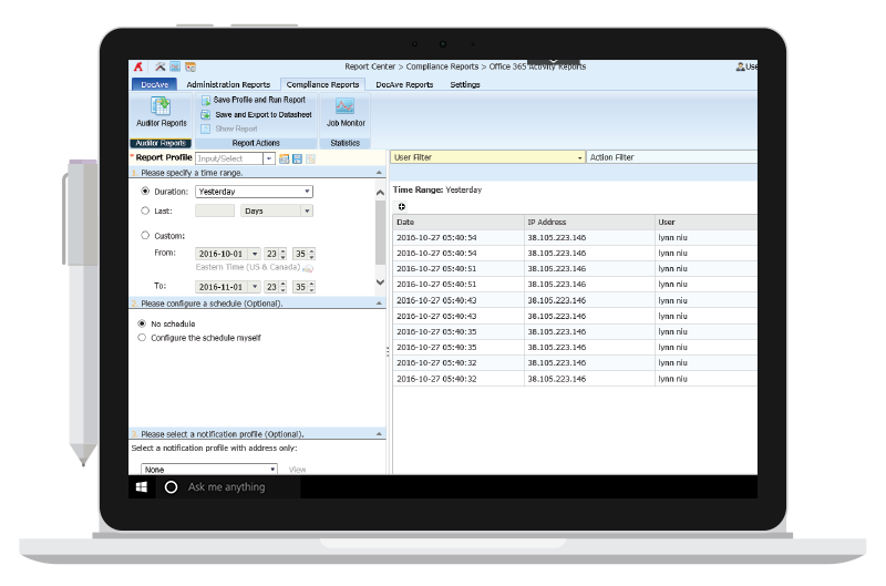 screenshot of AvePoint