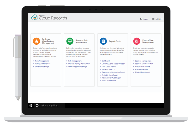 screenshot of AvePoint