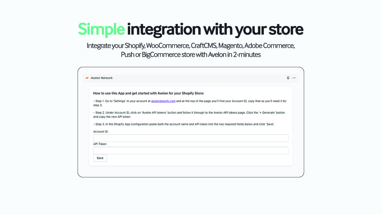 screenshot of Avelon