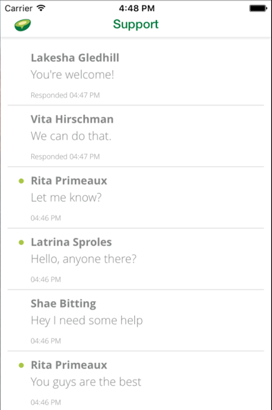 screenshot of Avochato