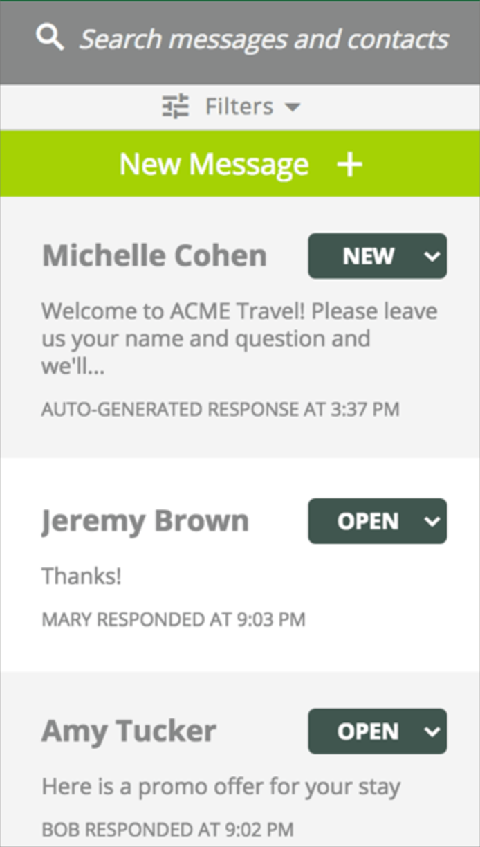 screenshot of Avochato