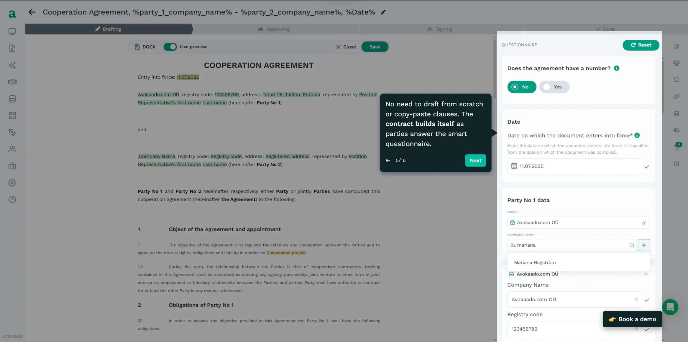 screenshot of Avokaado