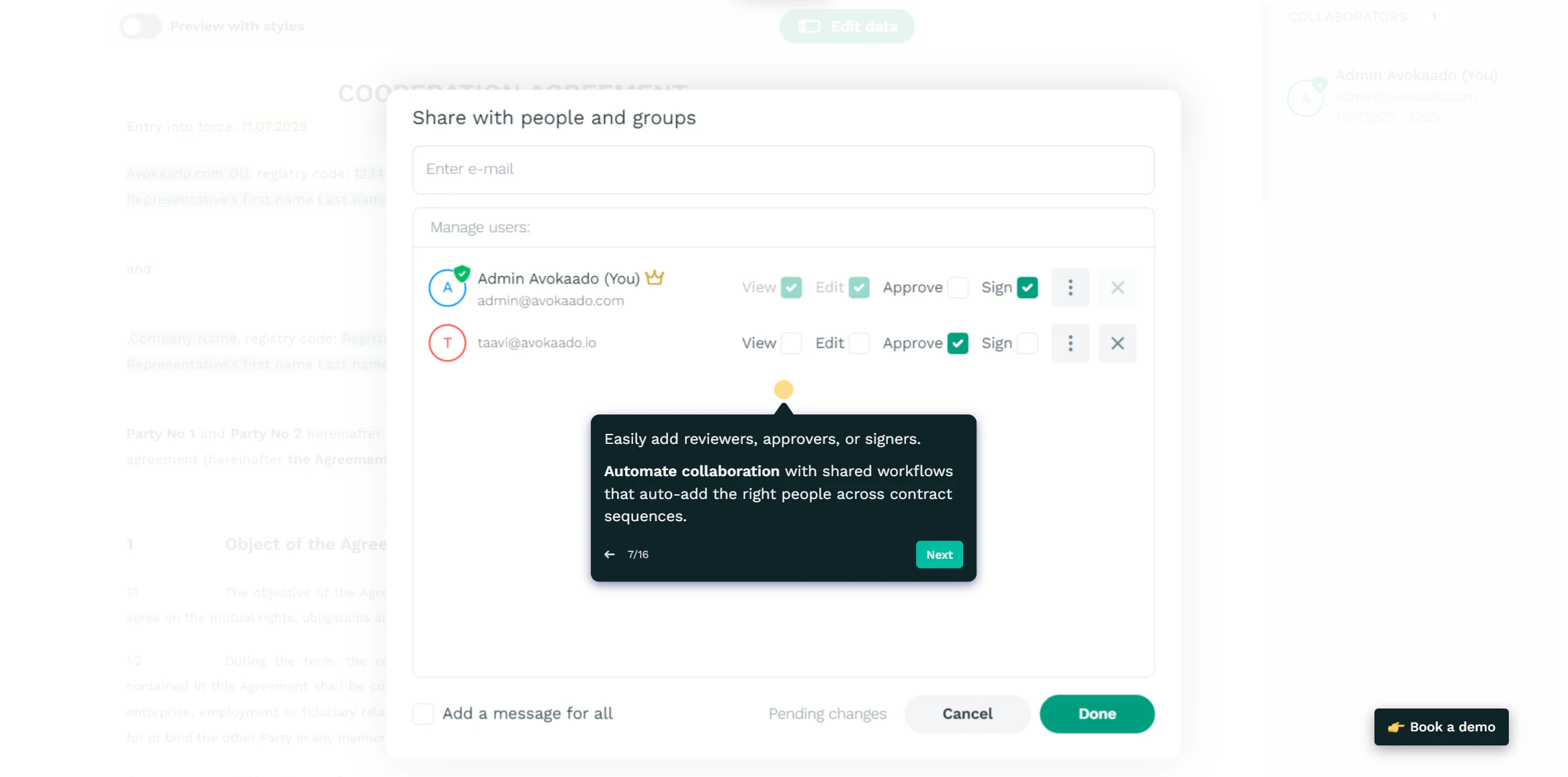 screenshot of Avokaado