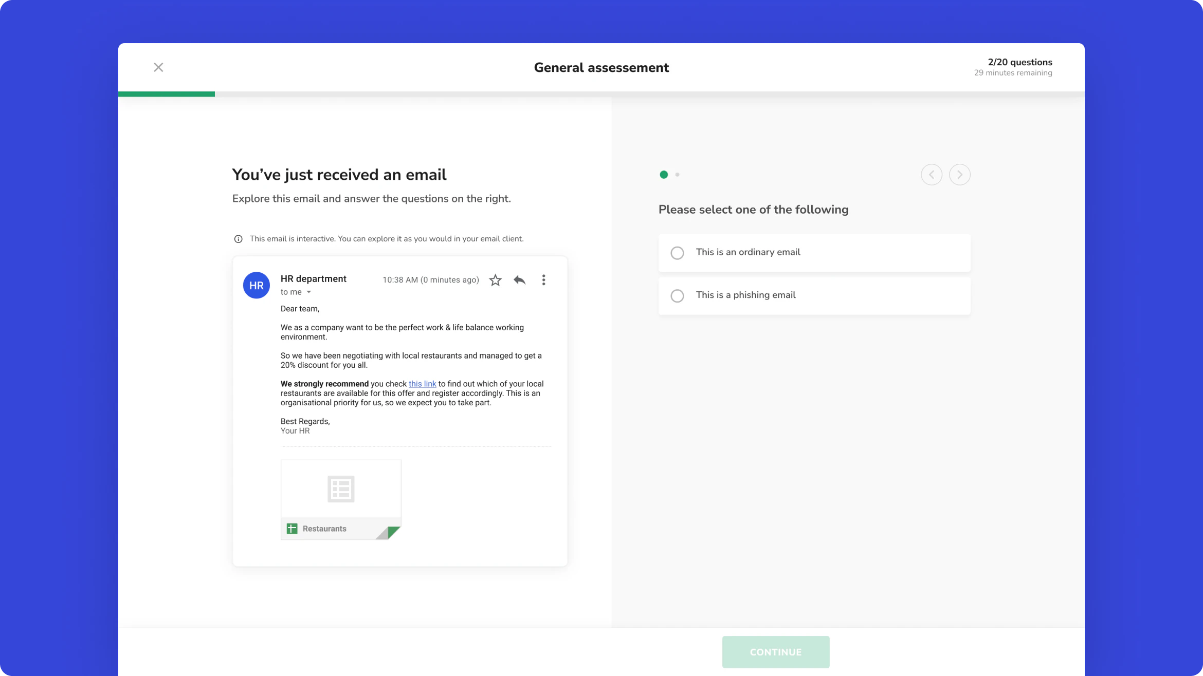 screenshot of AwareGO