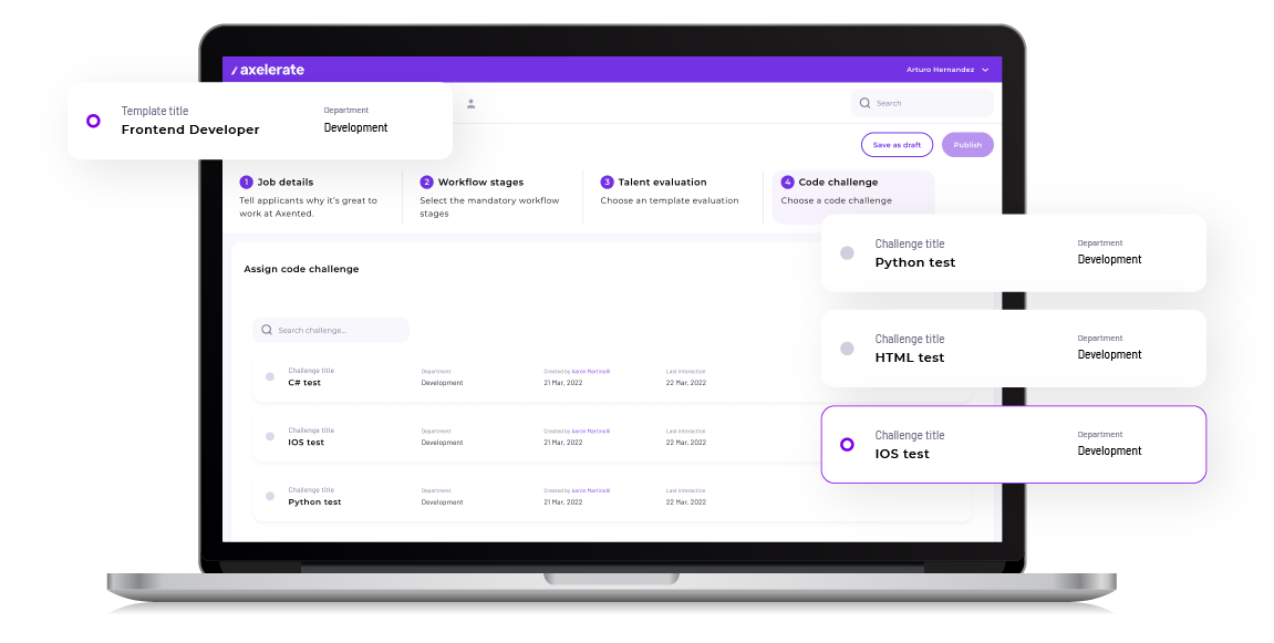 screenshot of Axelerate