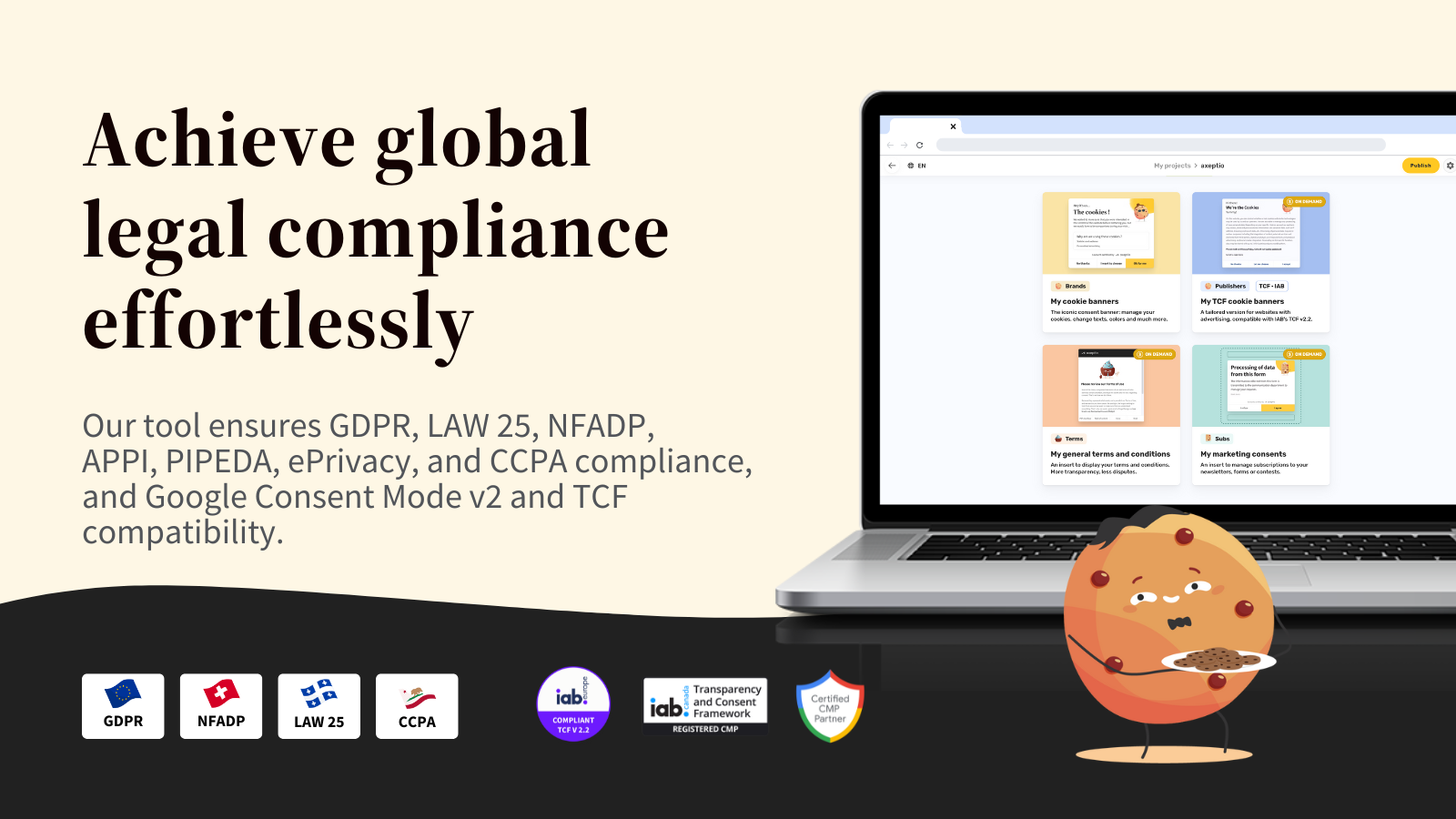 screenshot of Axeptio