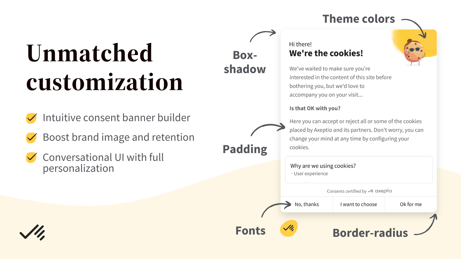 screenshot of Axeptio