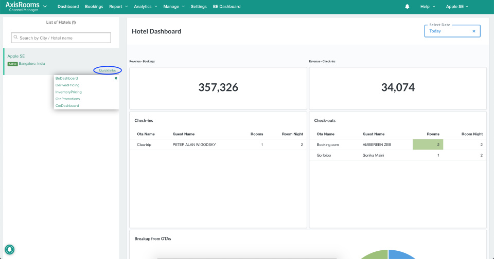 screenshot of AxisRooms