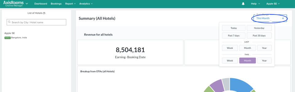 screenshot of AxisRooms