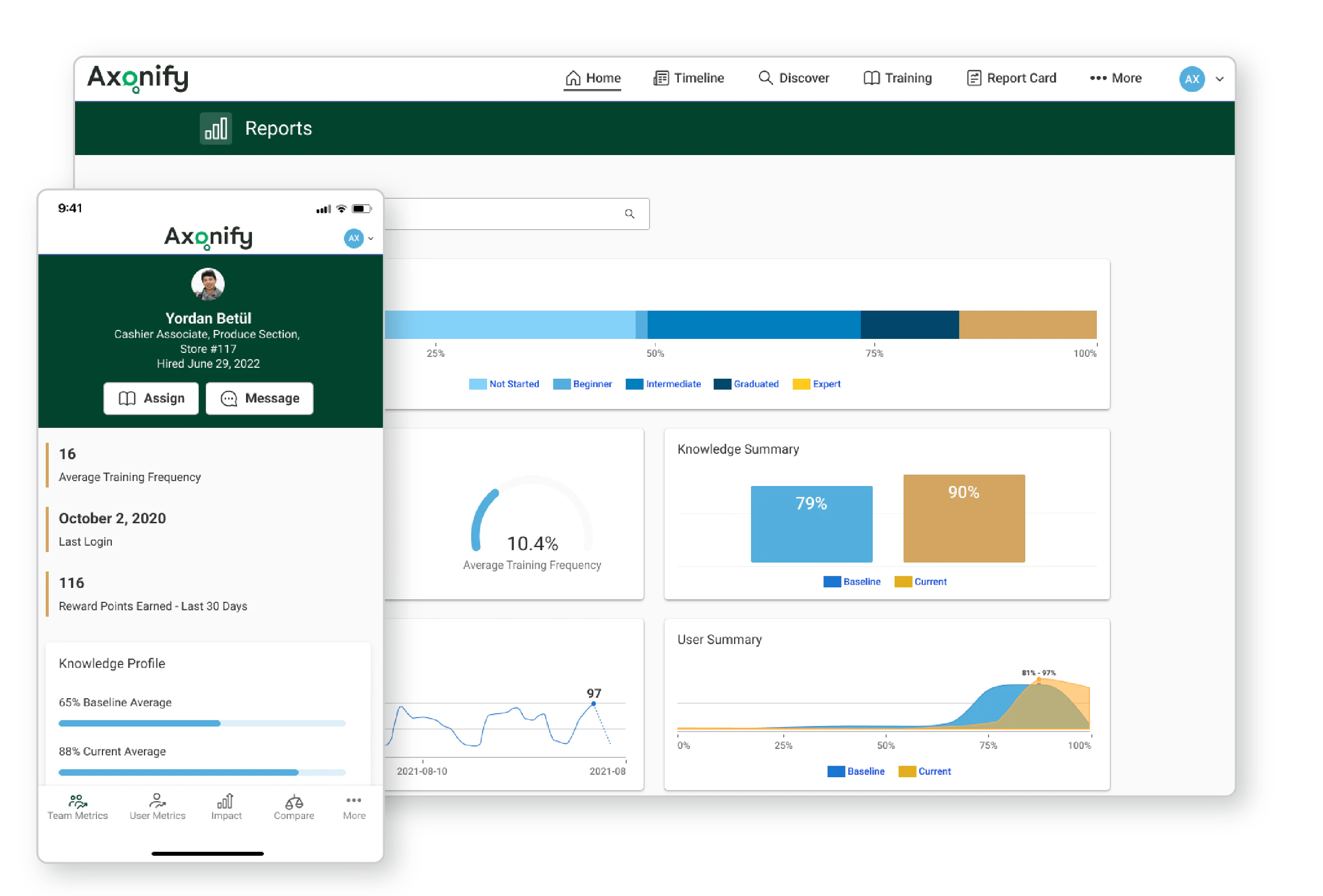 screenshot of Axonify