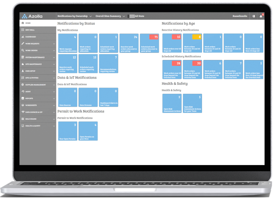 screenshot of Azolla