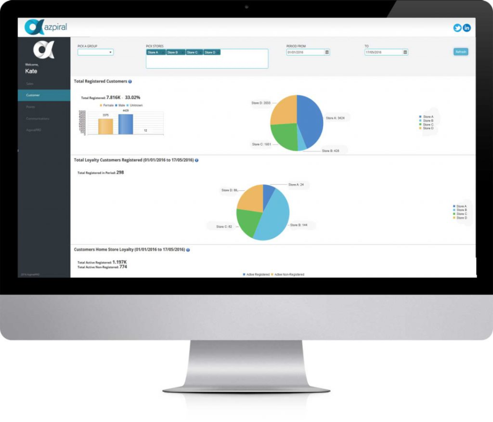 screenshot of AzpiralPRO