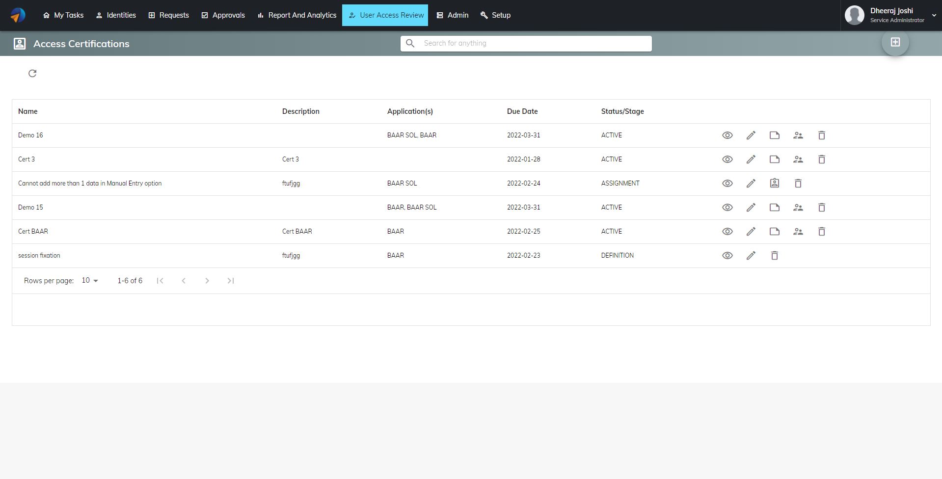 screenshot of BAAR-IGA