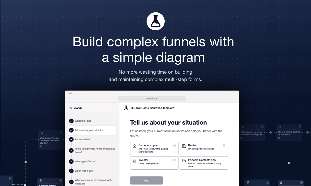 screenshot of BEEKAI