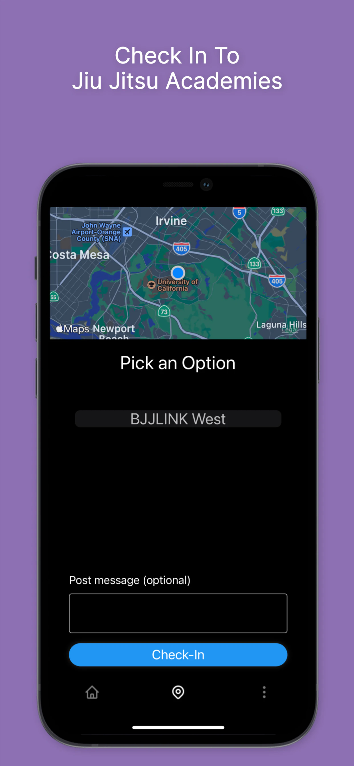 screenshot of BJJLINK