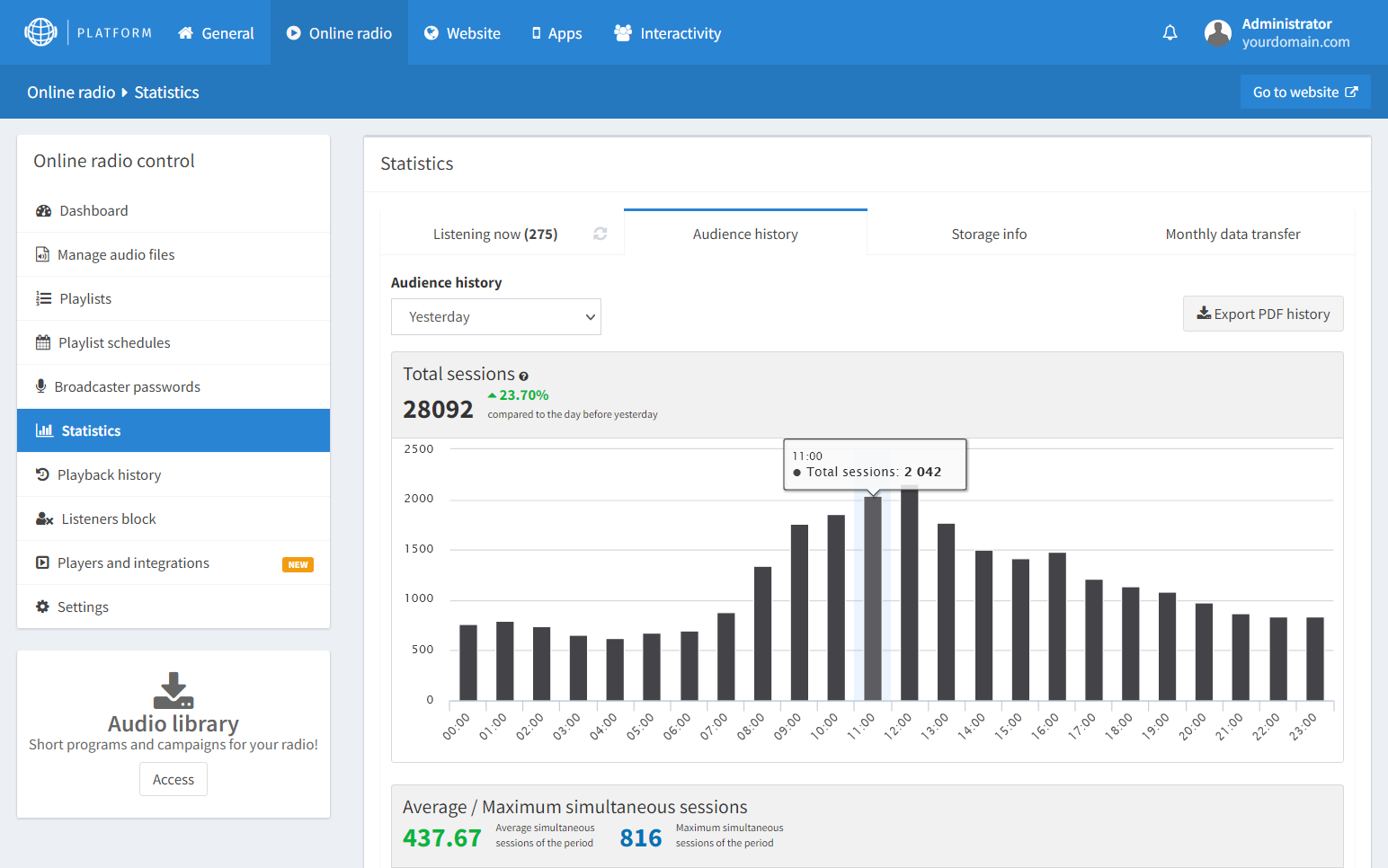 screenshot of BRLOGIC