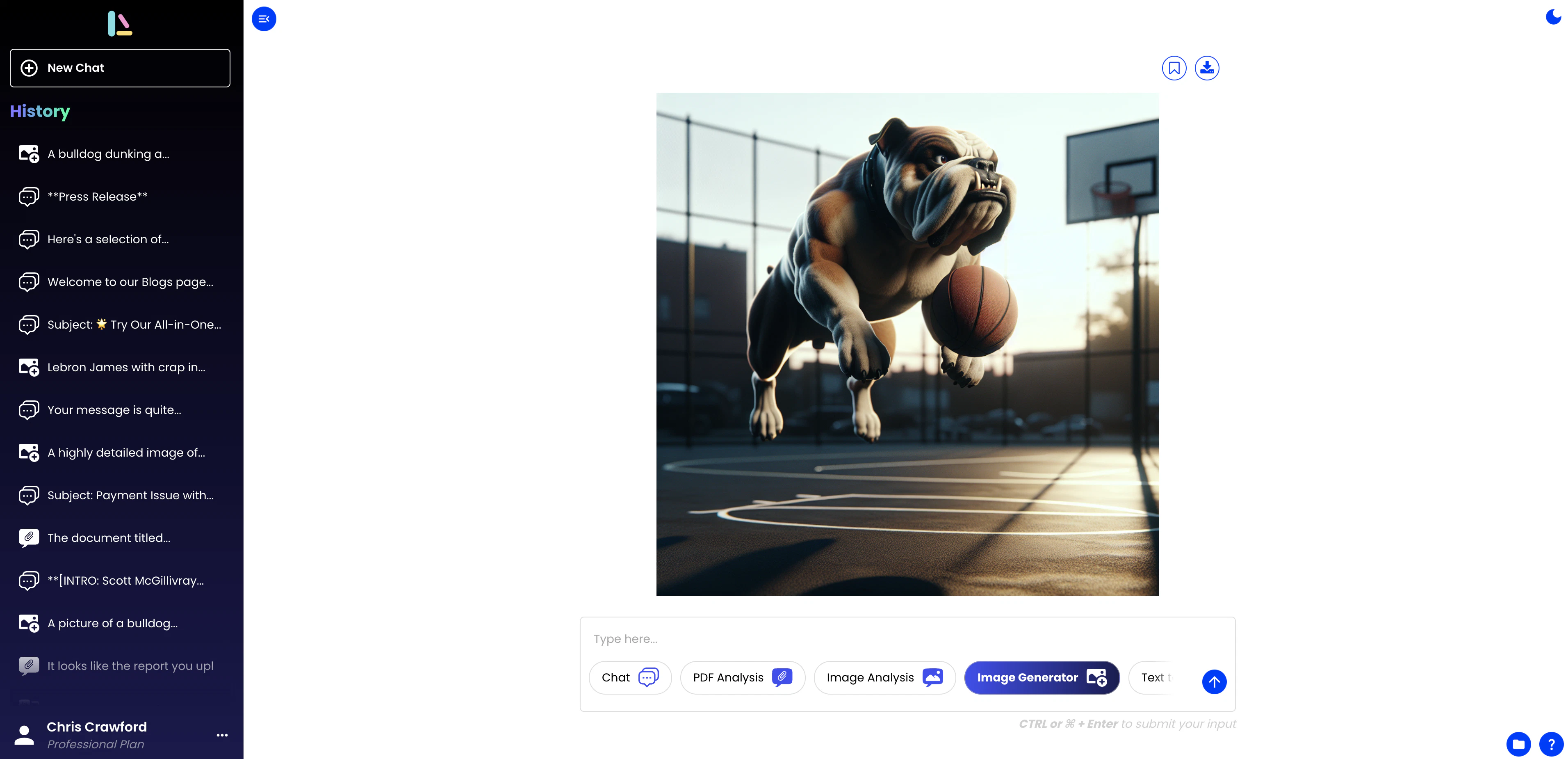 screenshot of Babbily