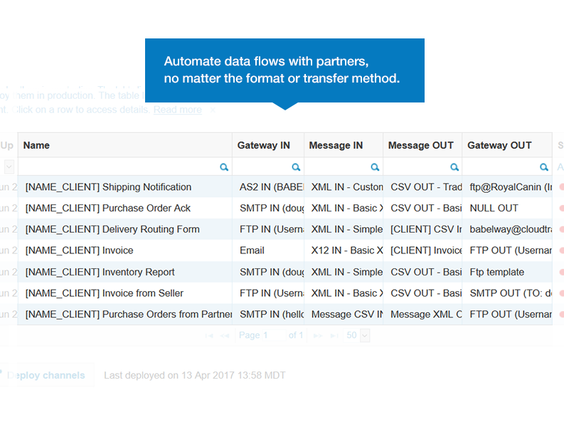screenshot of Babelway