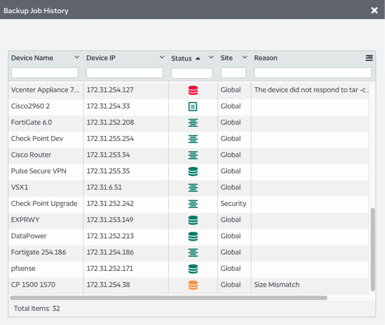 screenshot of BackBox