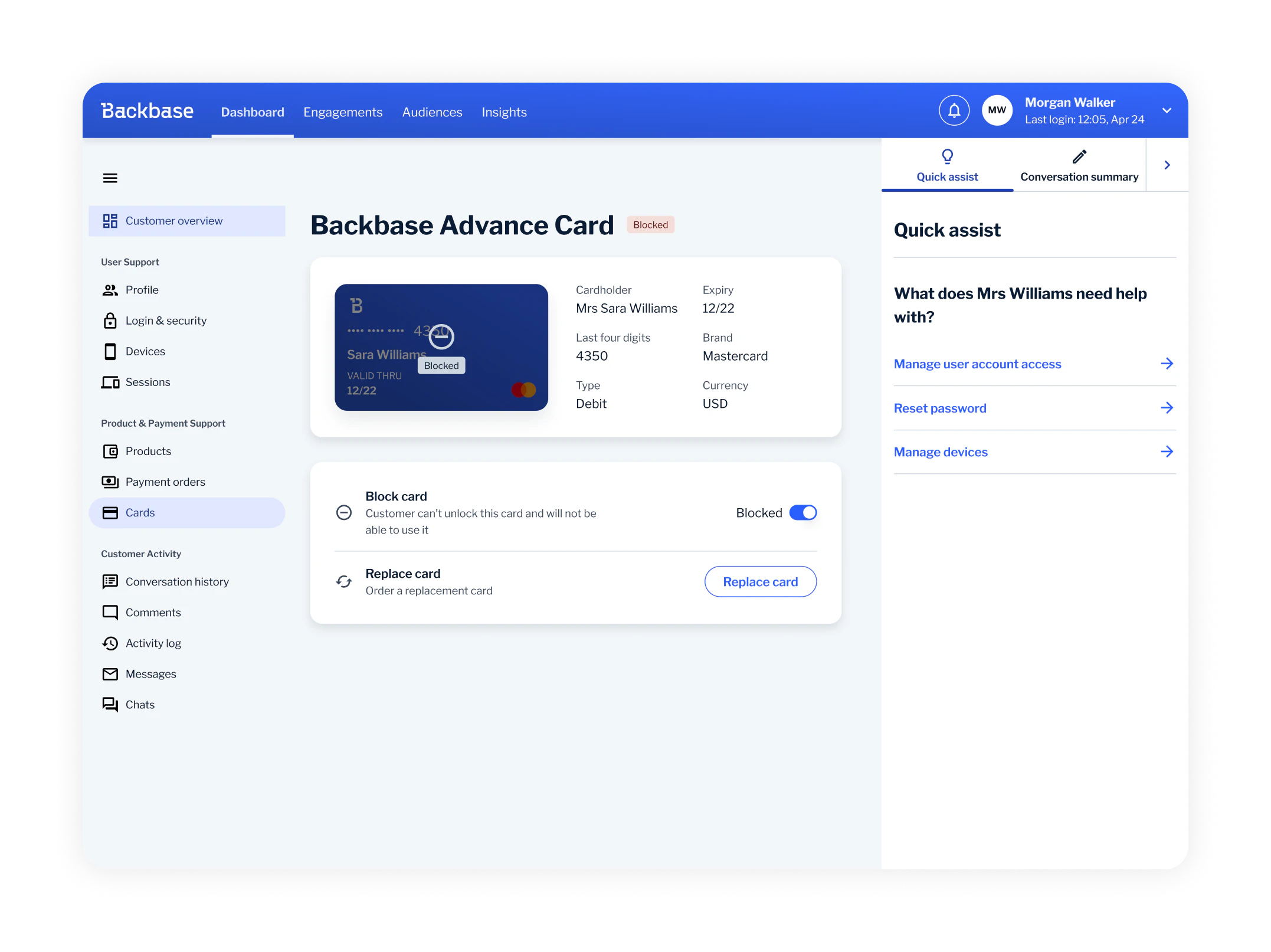 screenshot of Backbase