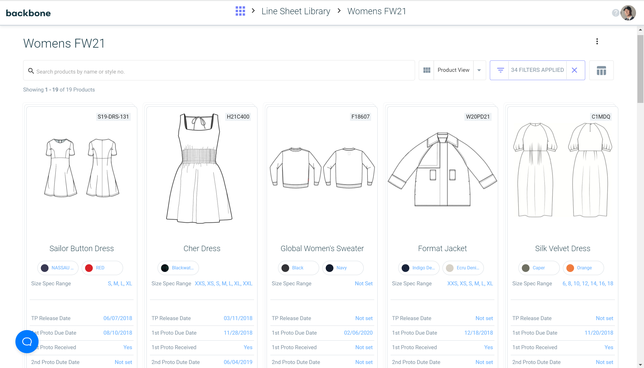 screenshot of Backbone