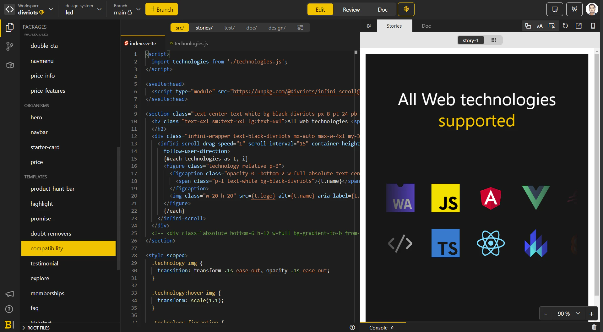 screenshot of Backlight