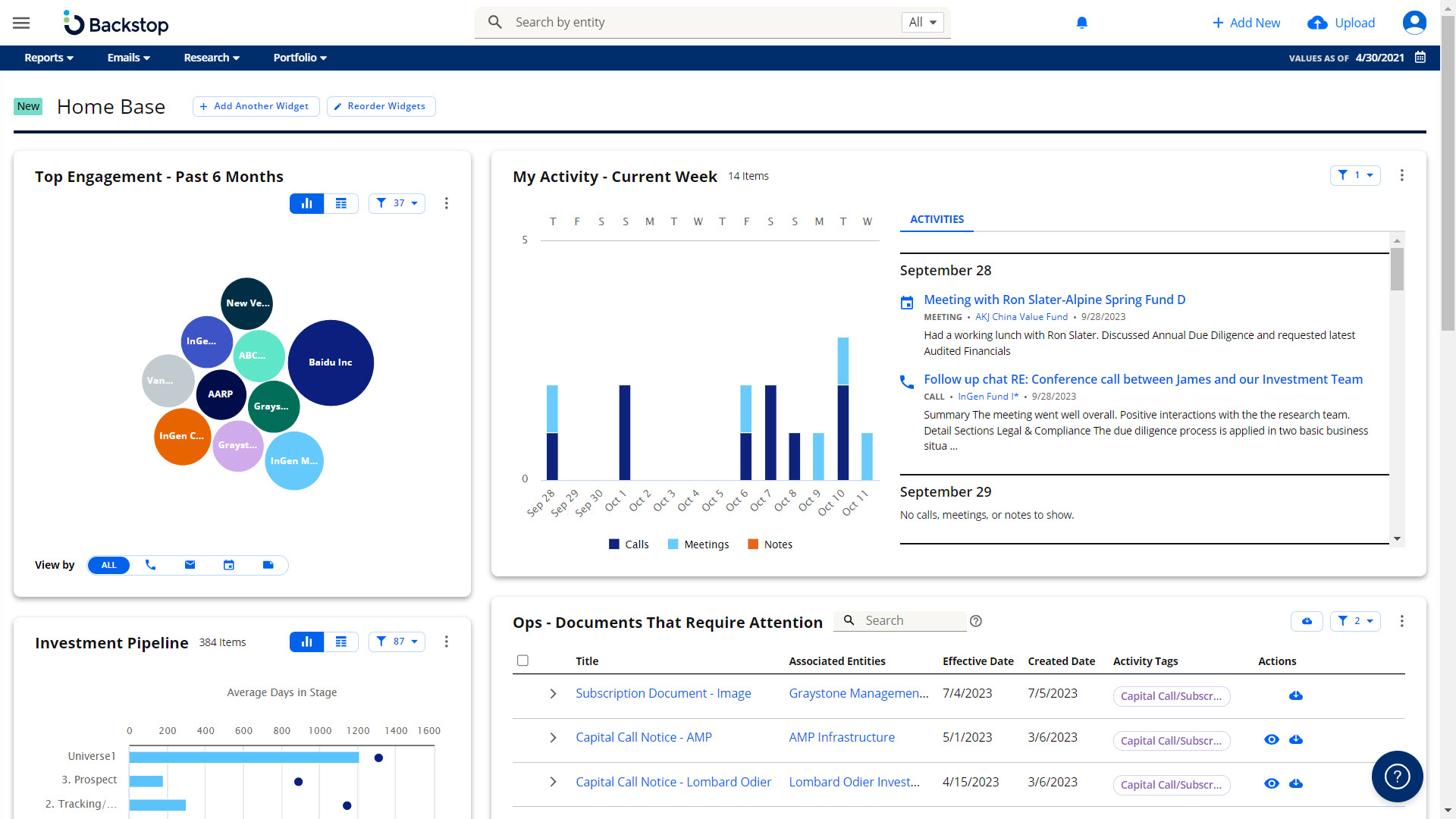 screenshot of Backstop