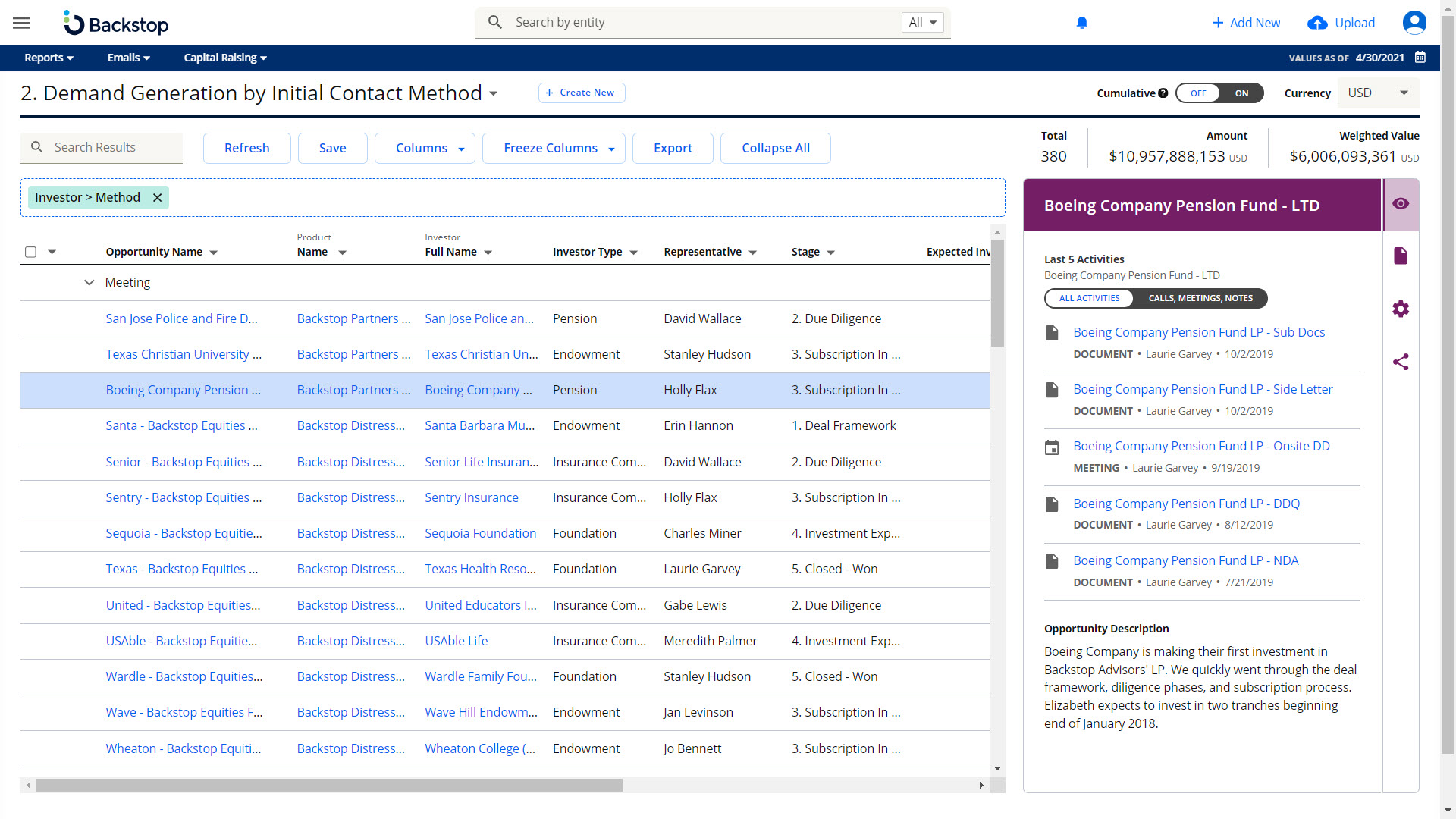 screenshot of Backstop