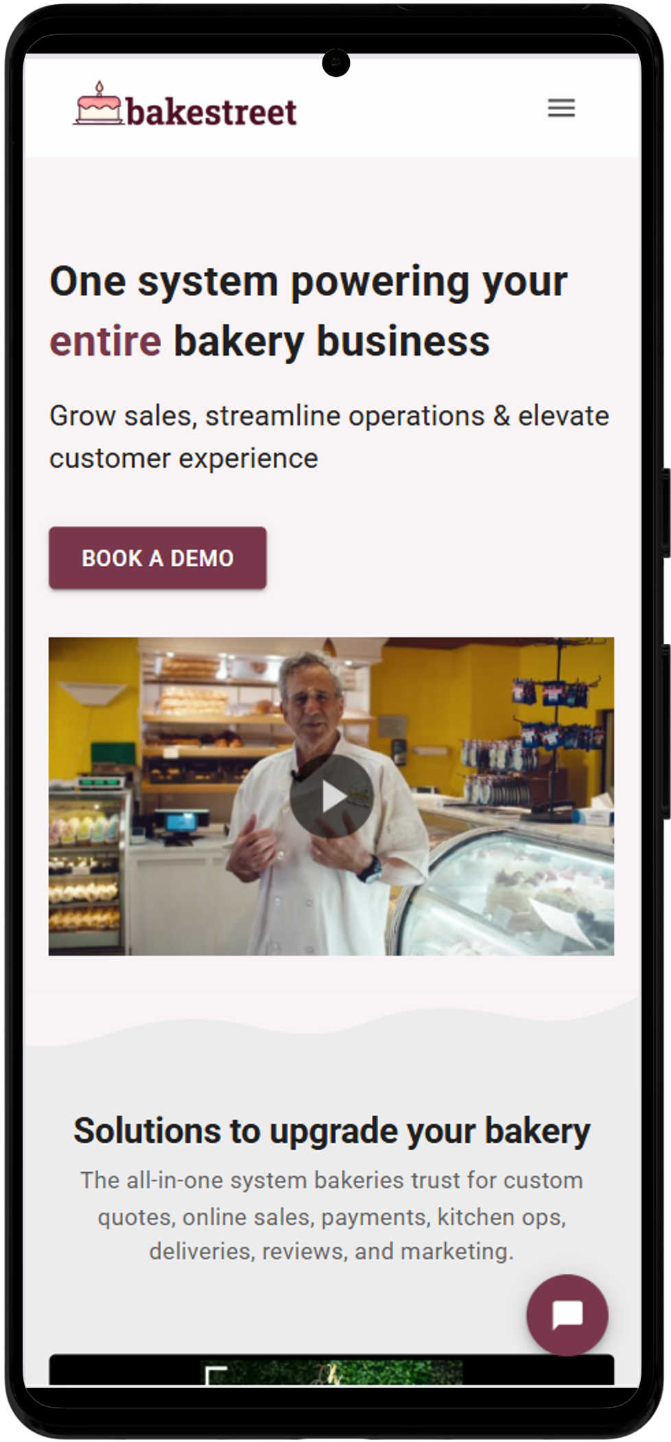 screenshot of BakeStreet