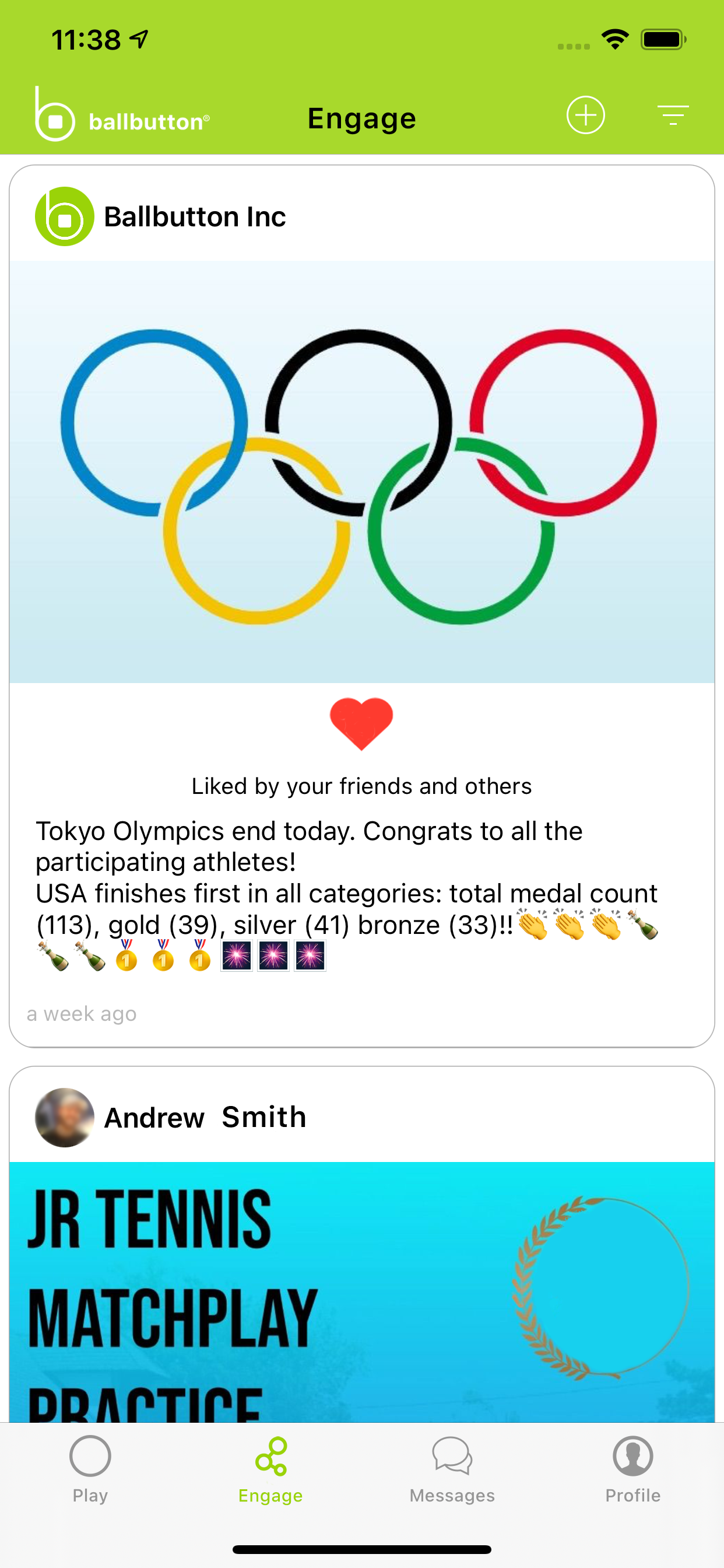 screenshot of Ballbutton