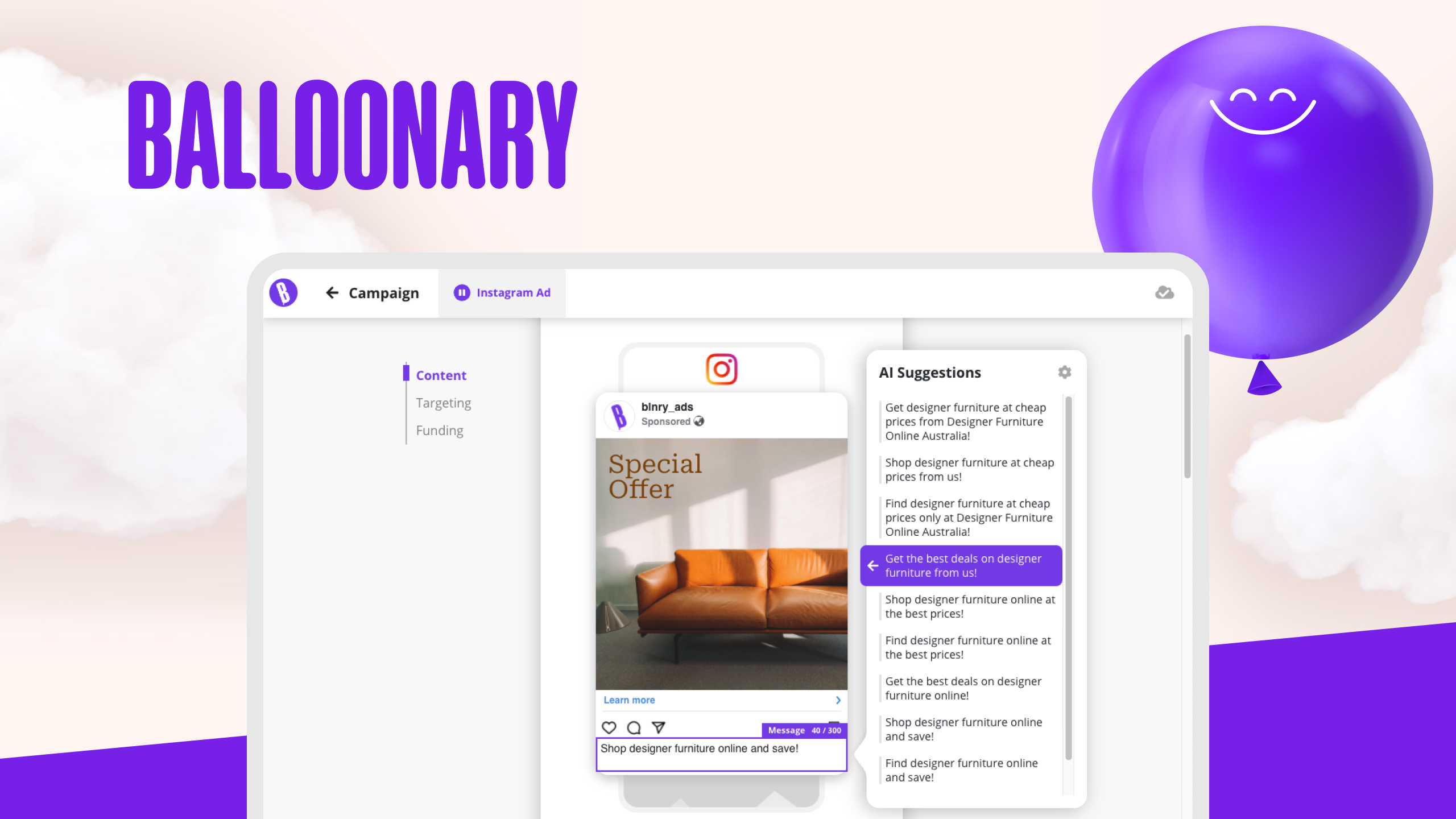 screenshot of Balloonary