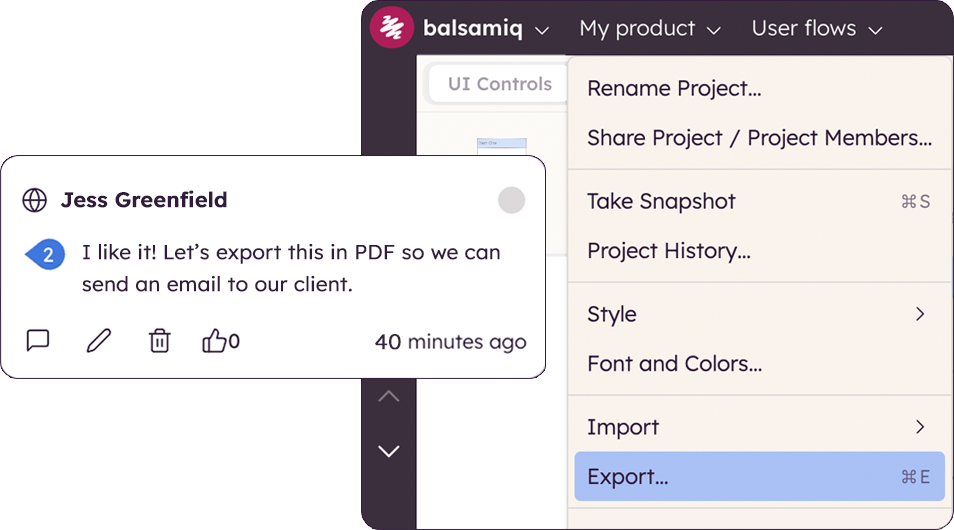 screenshot of Balsamiq