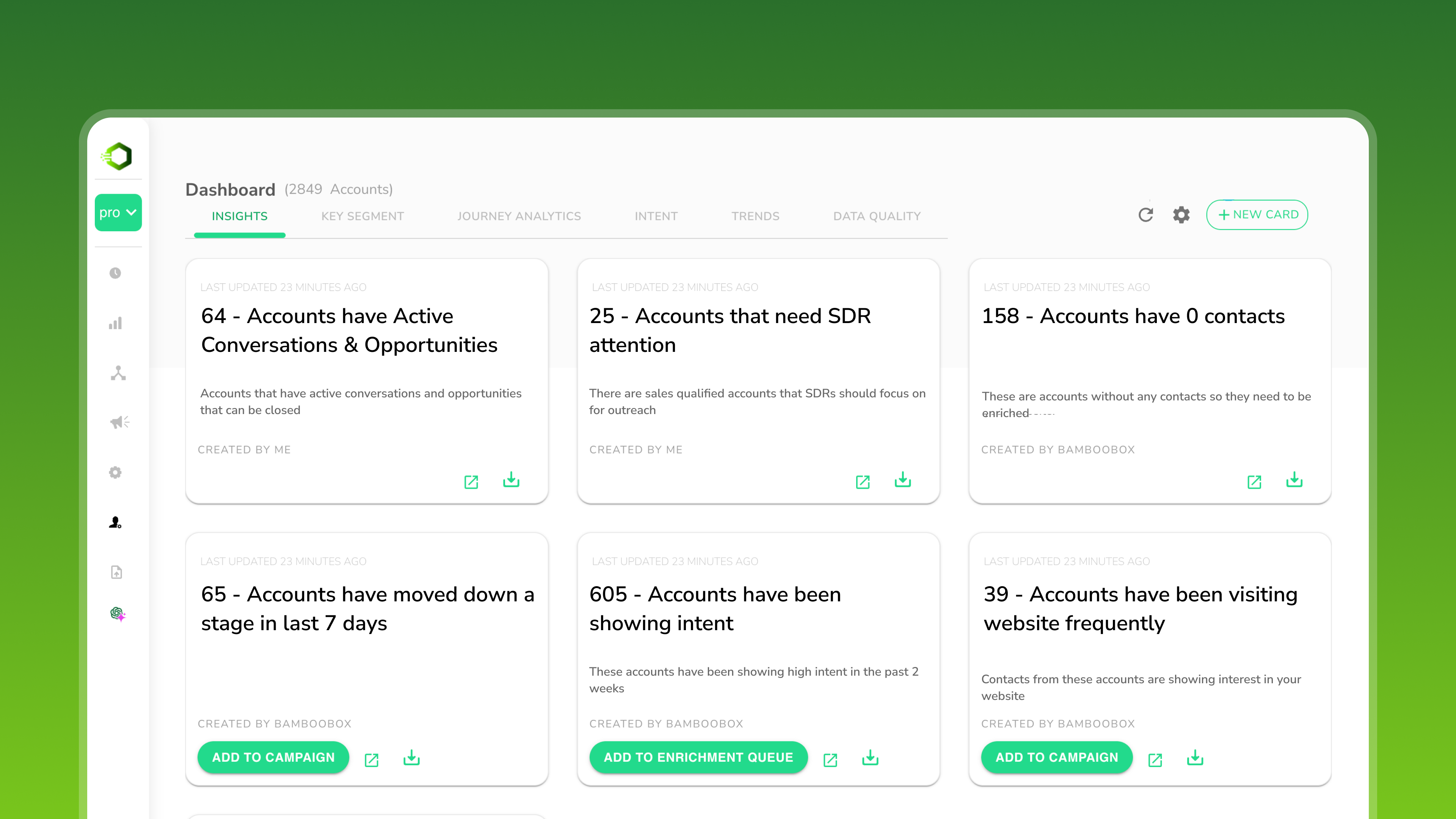 screenshot of BambooBox