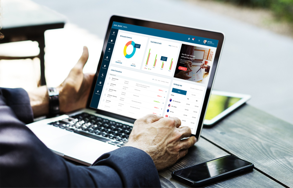 screenshot of BankFlex