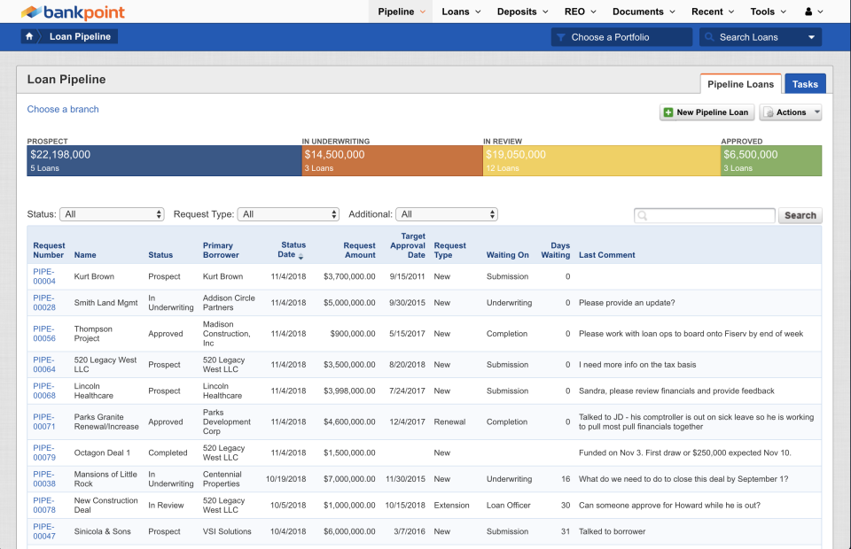 screenshot of BankPoint