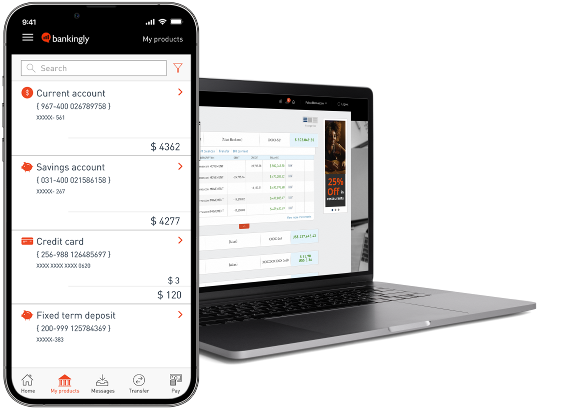 screenshot of Bankingly