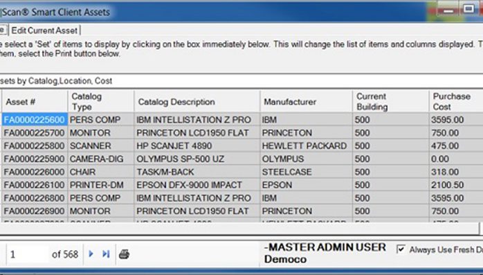 screenshot of BarScan