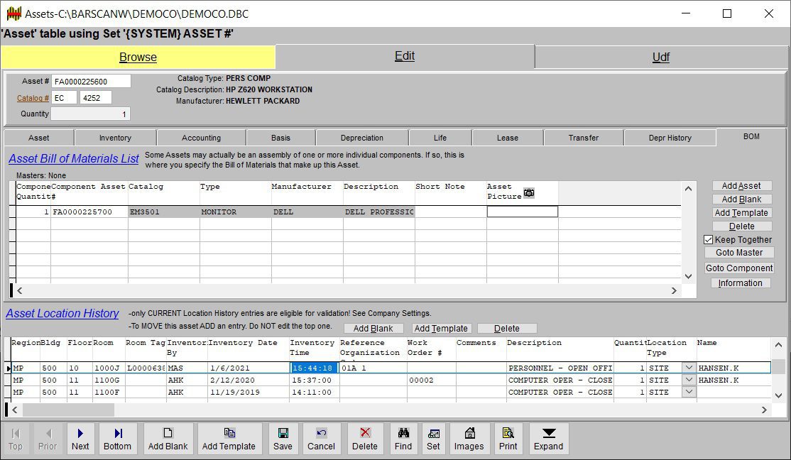 screenshot of BarScan