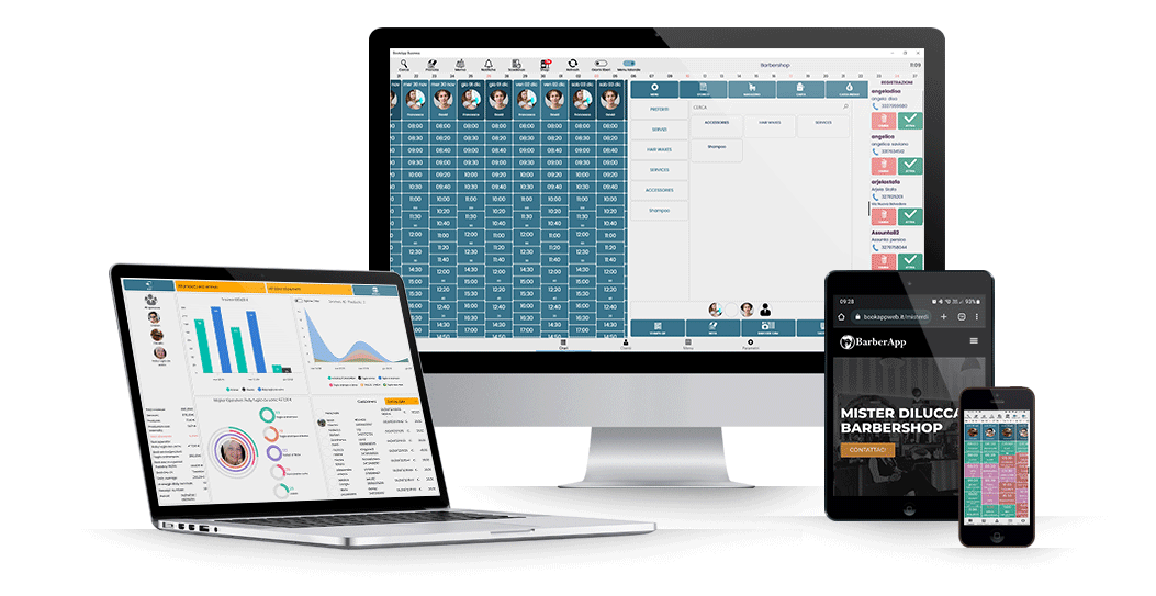 screenshot of BarberApp