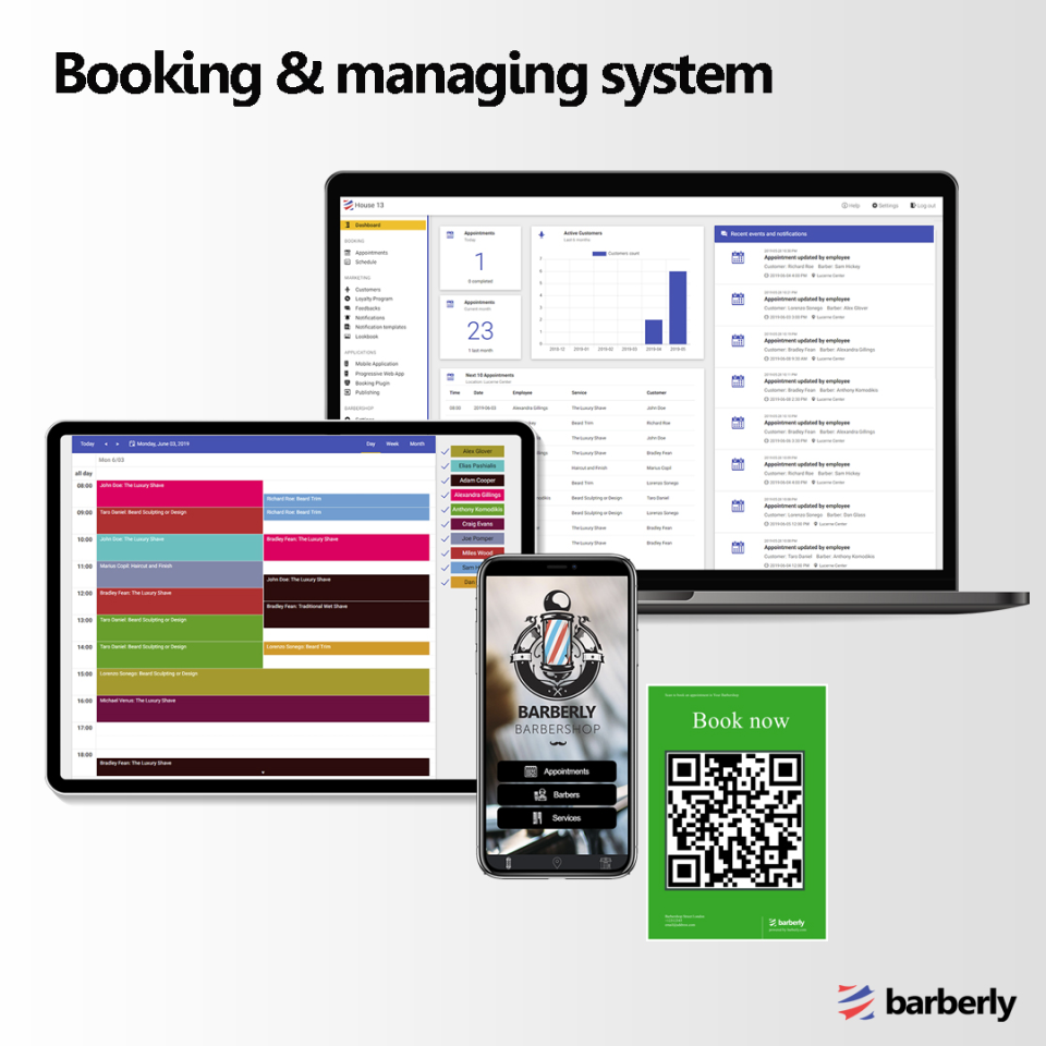 screenshot of Barberly