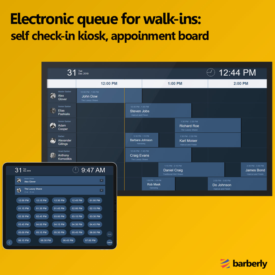 screenshot of Barberly