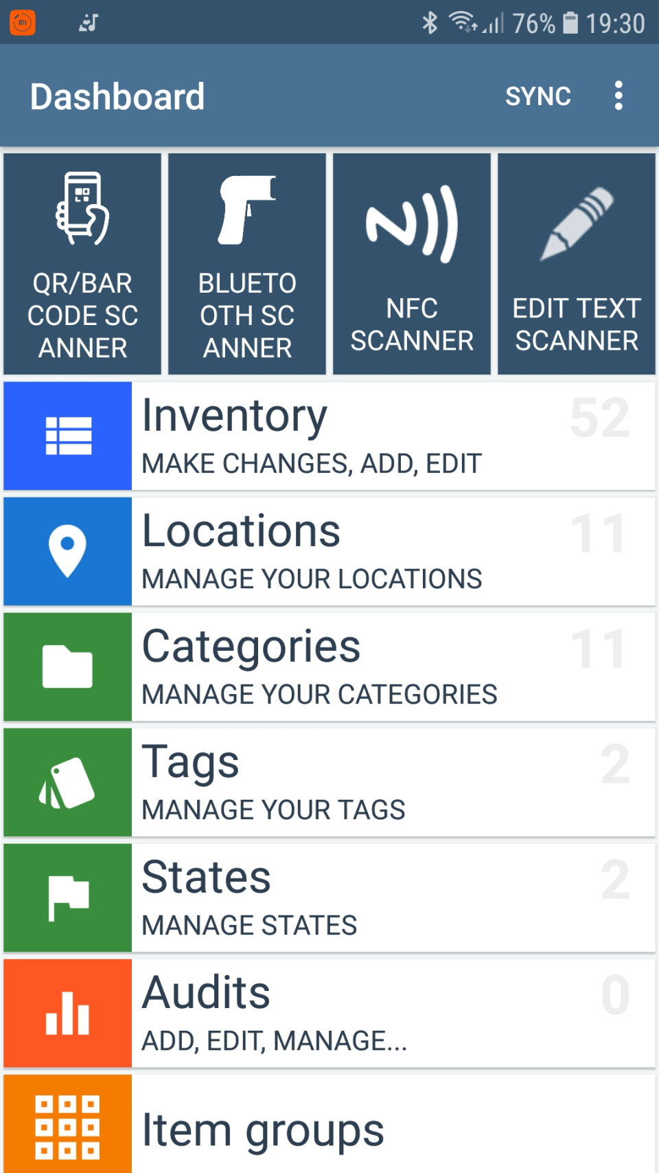 screenshot of Barcodery