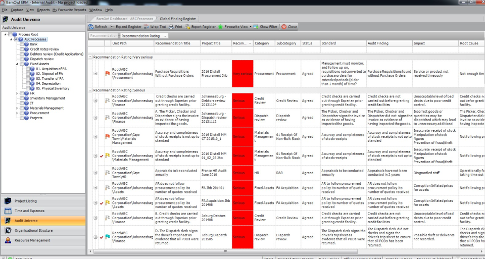screenshot of BarnOwl