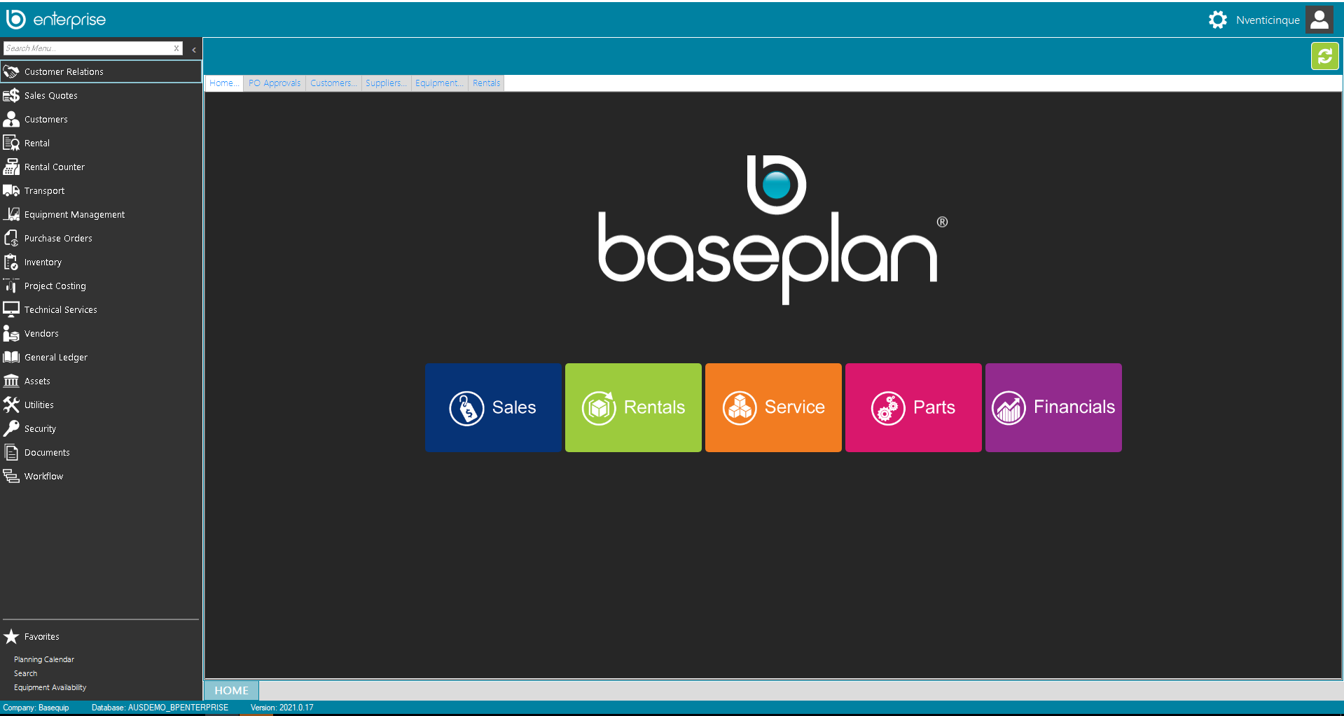 screenshot of Baseplan