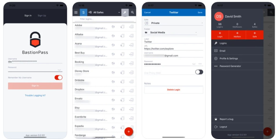 screenshot of BastionPass