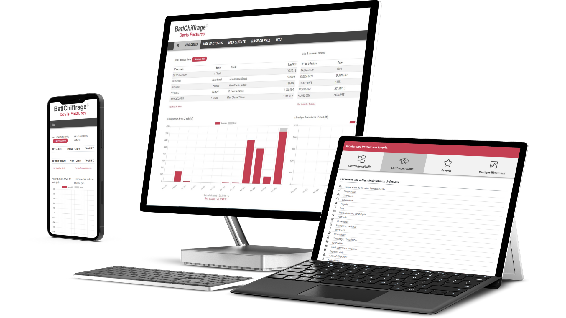 screenshot of BatiChiffrage