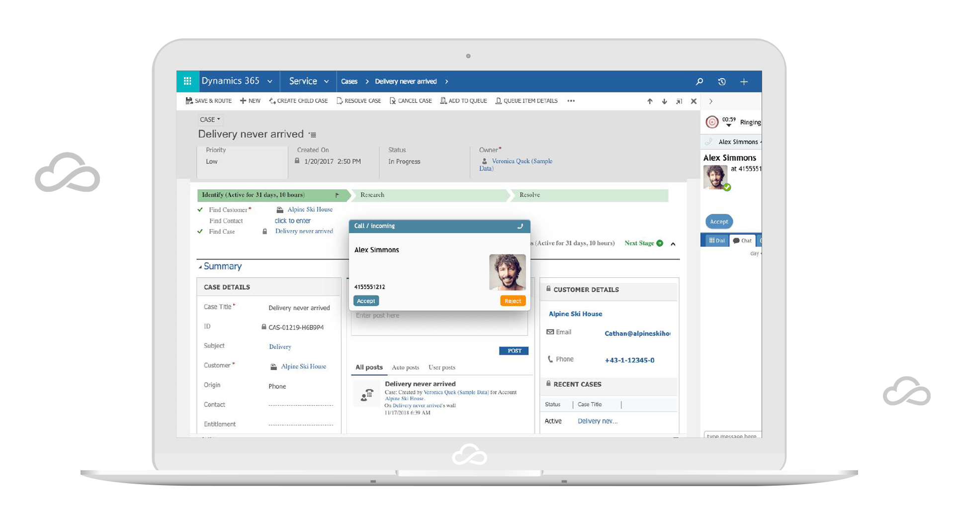 screenshot of BeInContact