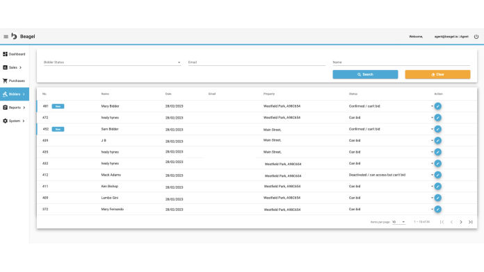 screenshot of Beagel